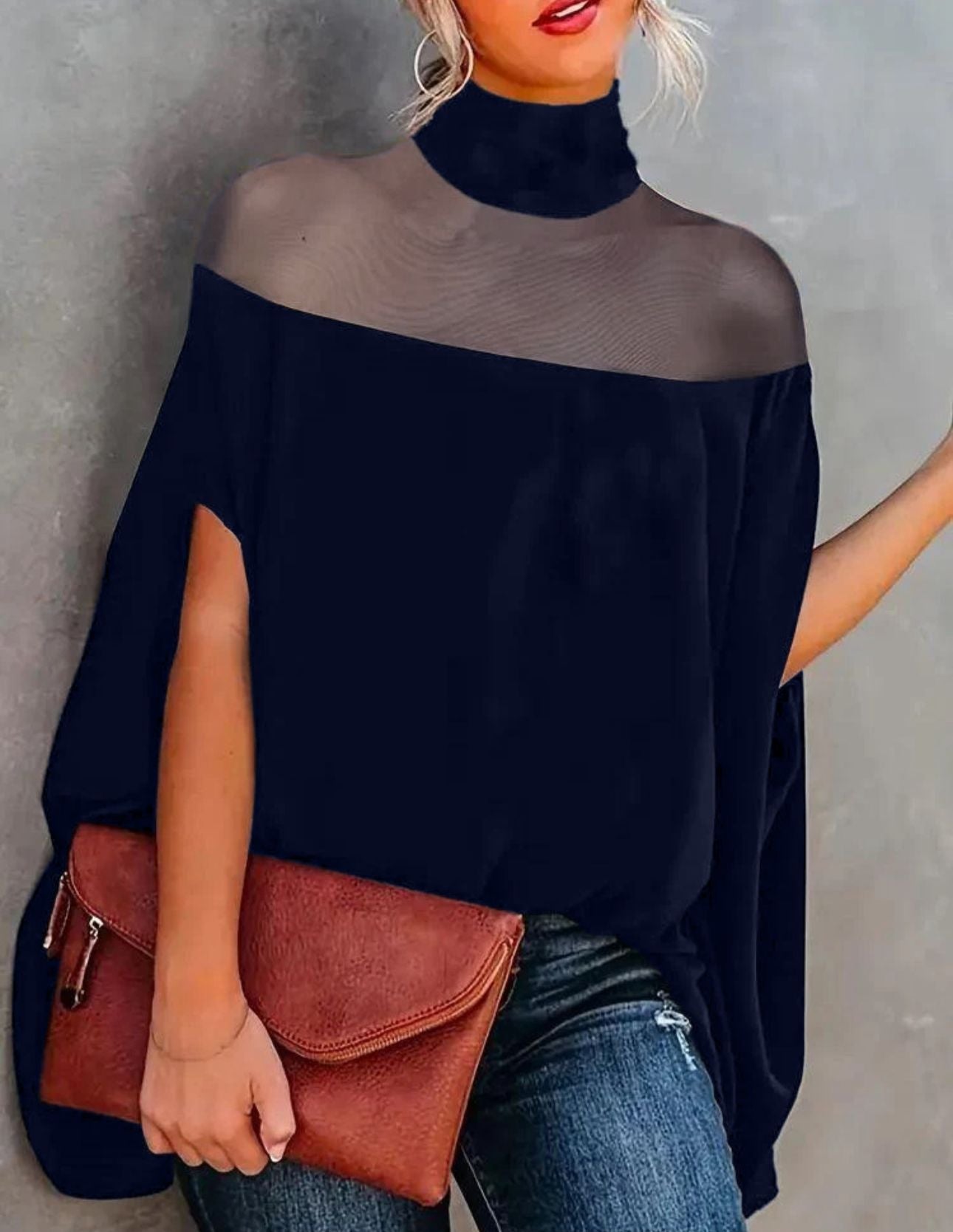 Zavira™ - Modern Draped Top