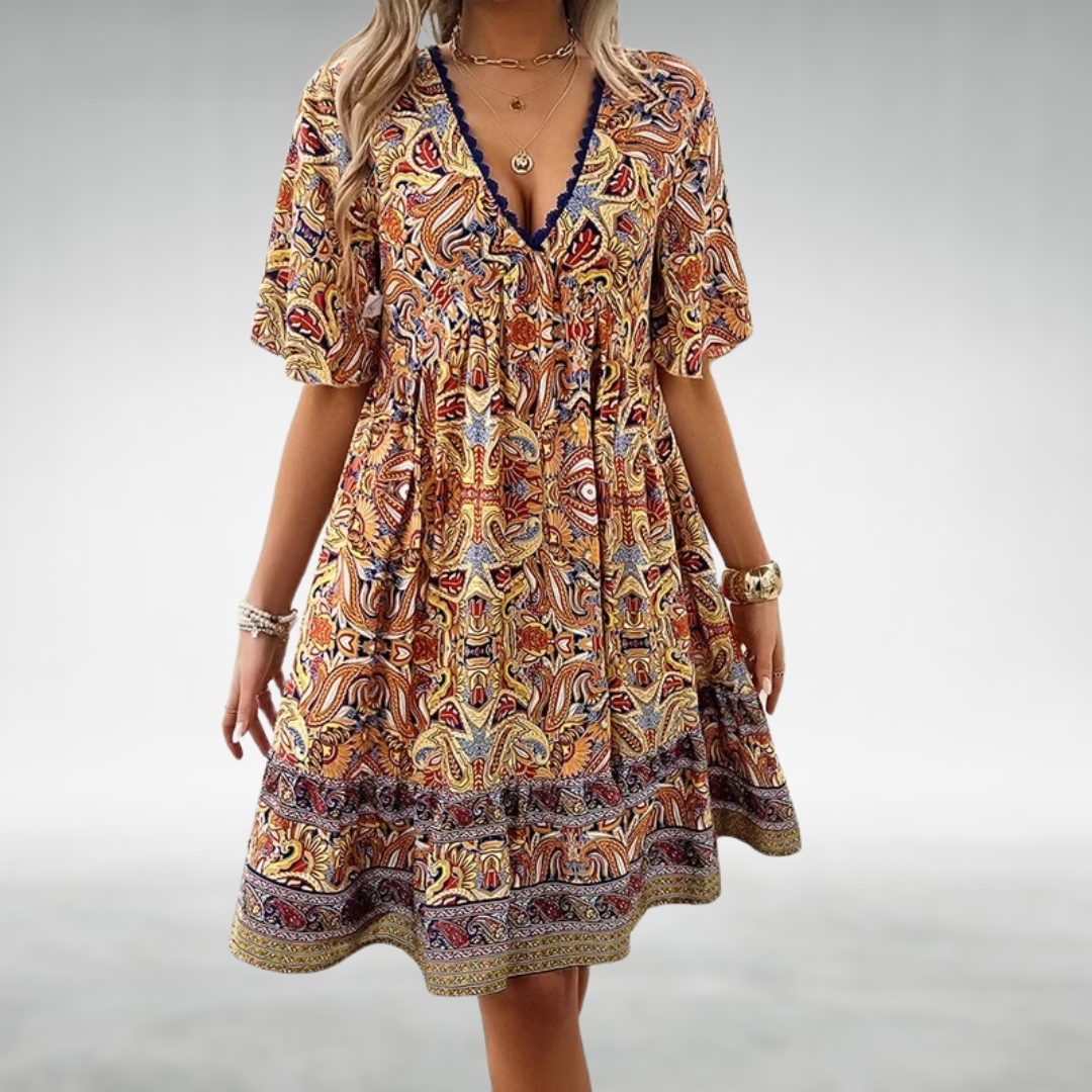 Marielle™ - Boho Swing Dress - Bandorial