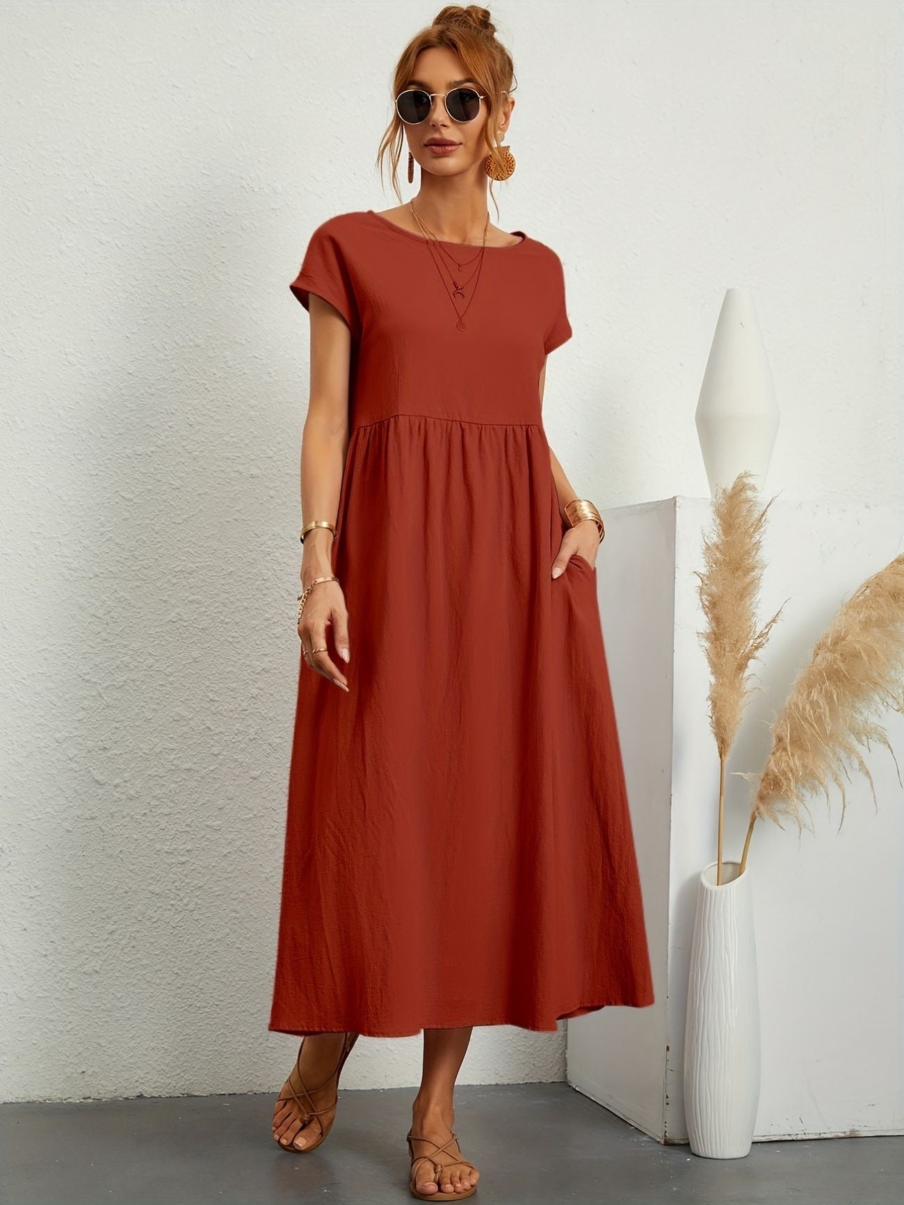 Caroline™ - Elegant Casual Dress - Bandorial