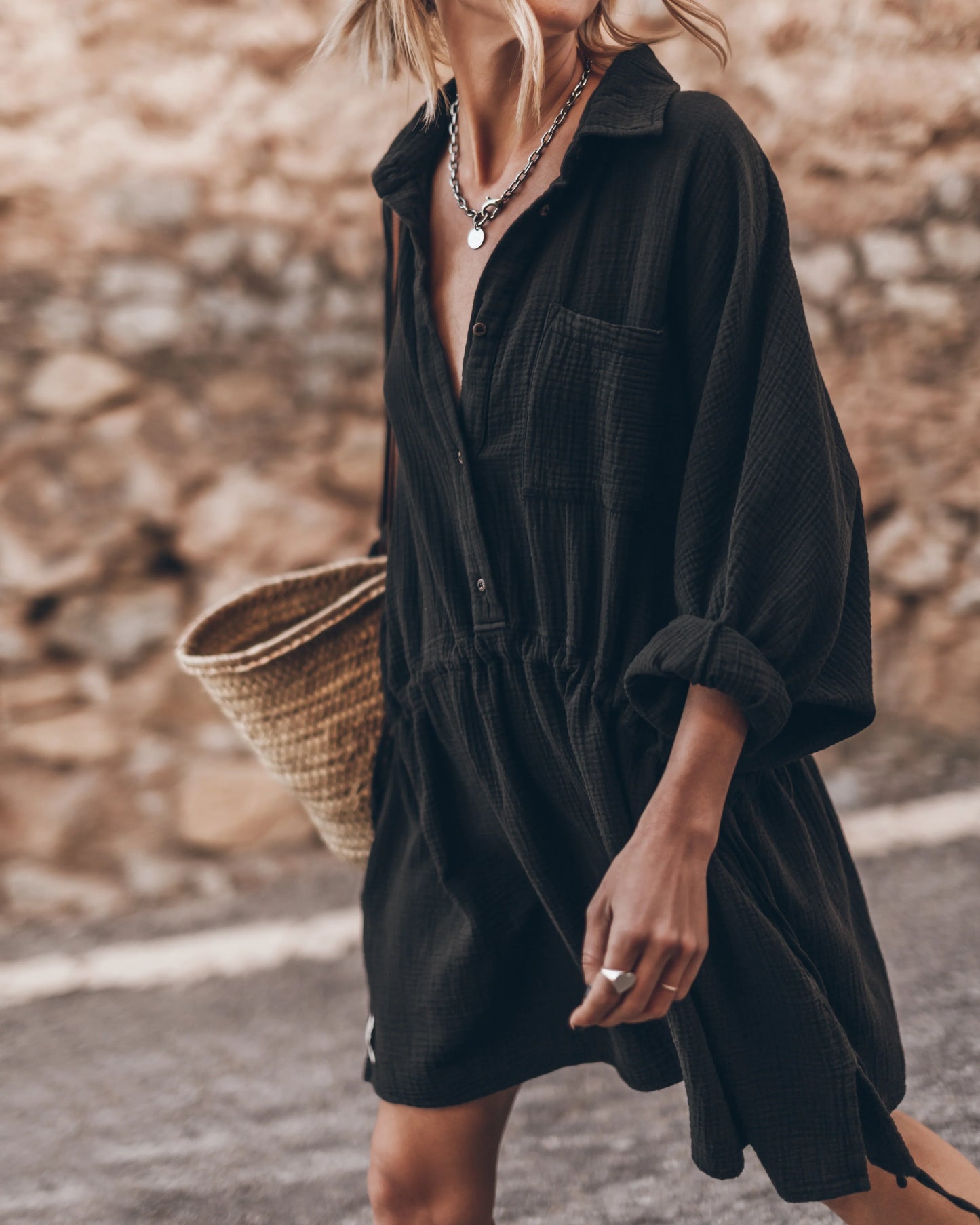 Quinn™ - Classic Shirt Dress - Bandorial