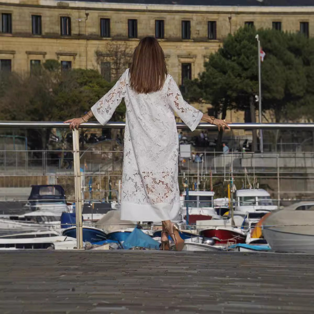 Linda™ - Comfy Lace Dress - Bandorial