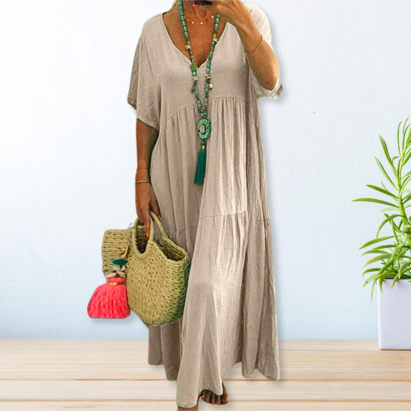 BAHAMA™ - Cotton Linen Dress - Bandorial