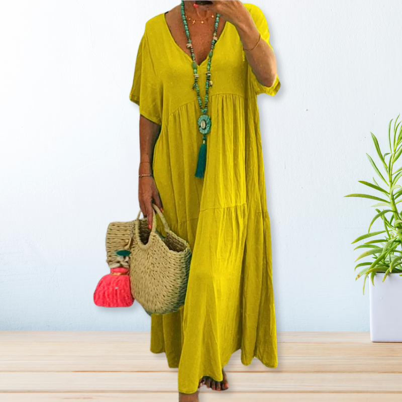BAHAMA™ - Cotton Linen Dress - Bandorial