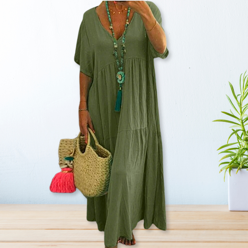 BAHAMA™ - Cotton Linen Dress - Bandorial
