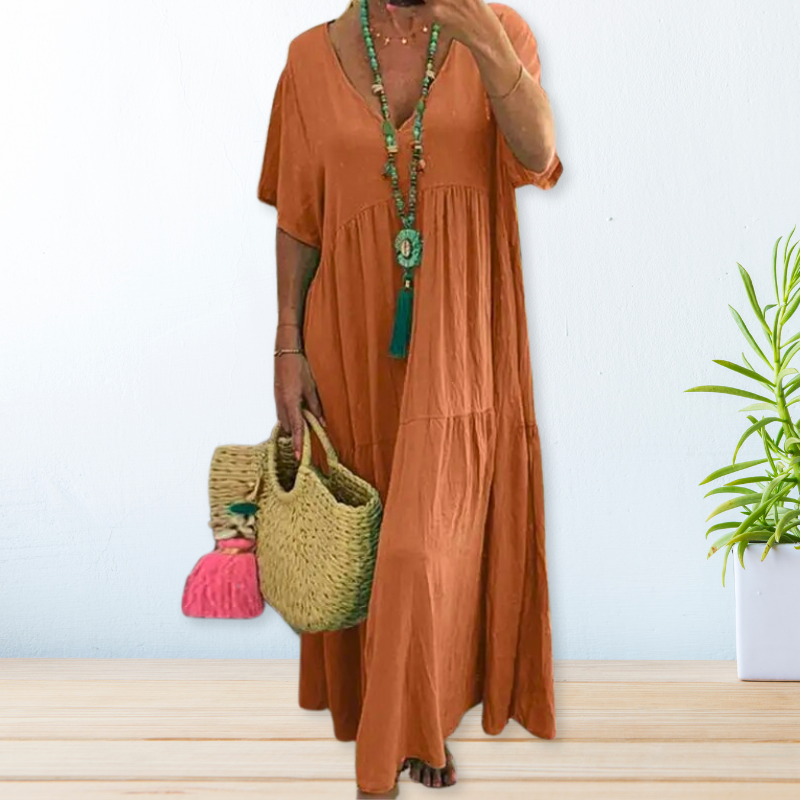 BAHAMA™ - Cotton Linen Dress - Bandorial