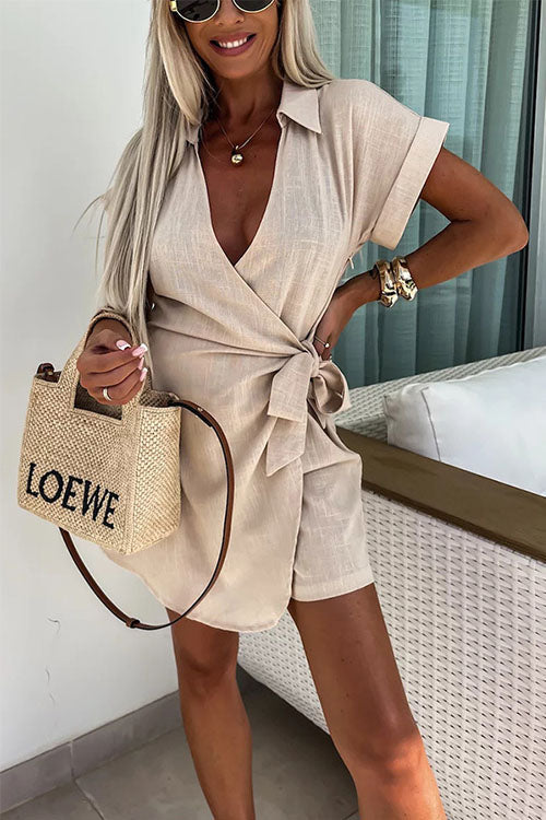 Hera™ - Elegant Wrap Jumpsuit - Bandorial