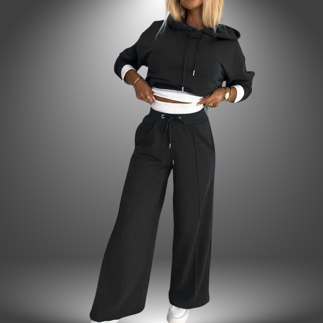 LARA | WIDE LEG COTTON SET