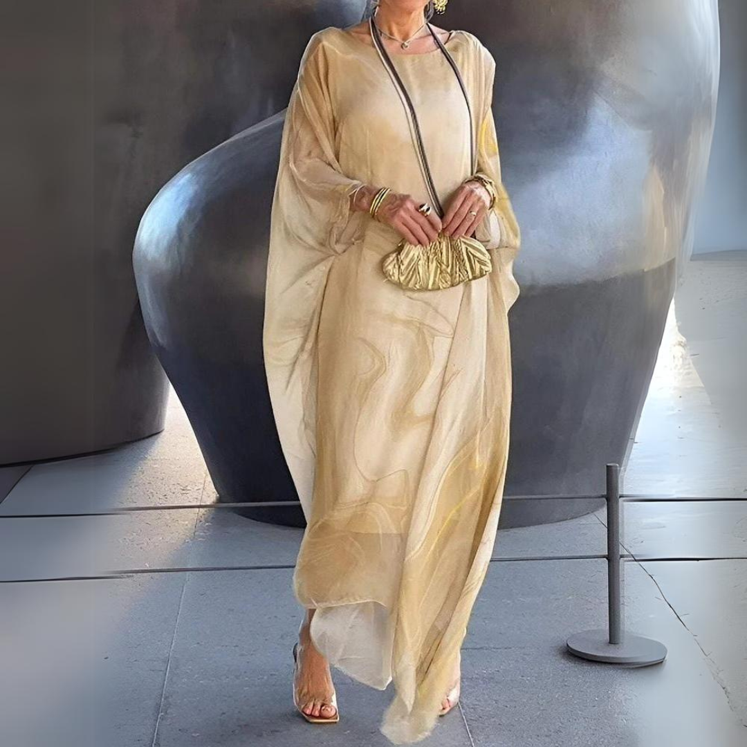 Laura™ - Charming Silk Chiffon Dress - Bandorial