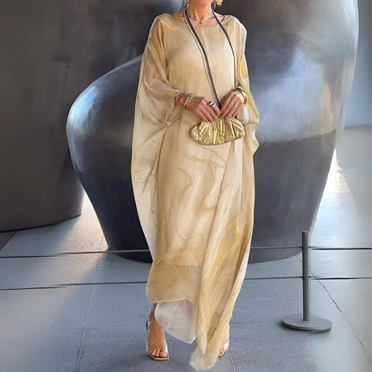 Laura™ - Charming Silk Chiffon Dress - Bandorial