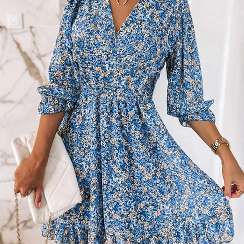 Addison™ - Elegant Floral Dress - Bandorial