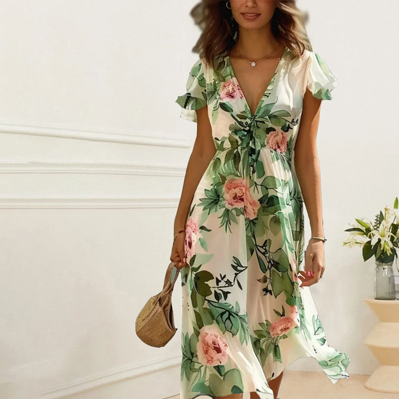 Haidee™ - Floral Breeze Dress - Bandorial