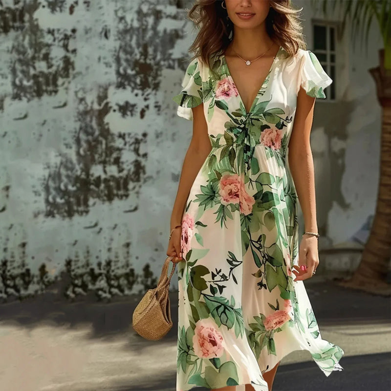 Haidee™ - Floral Breeze Dress - Bandorial