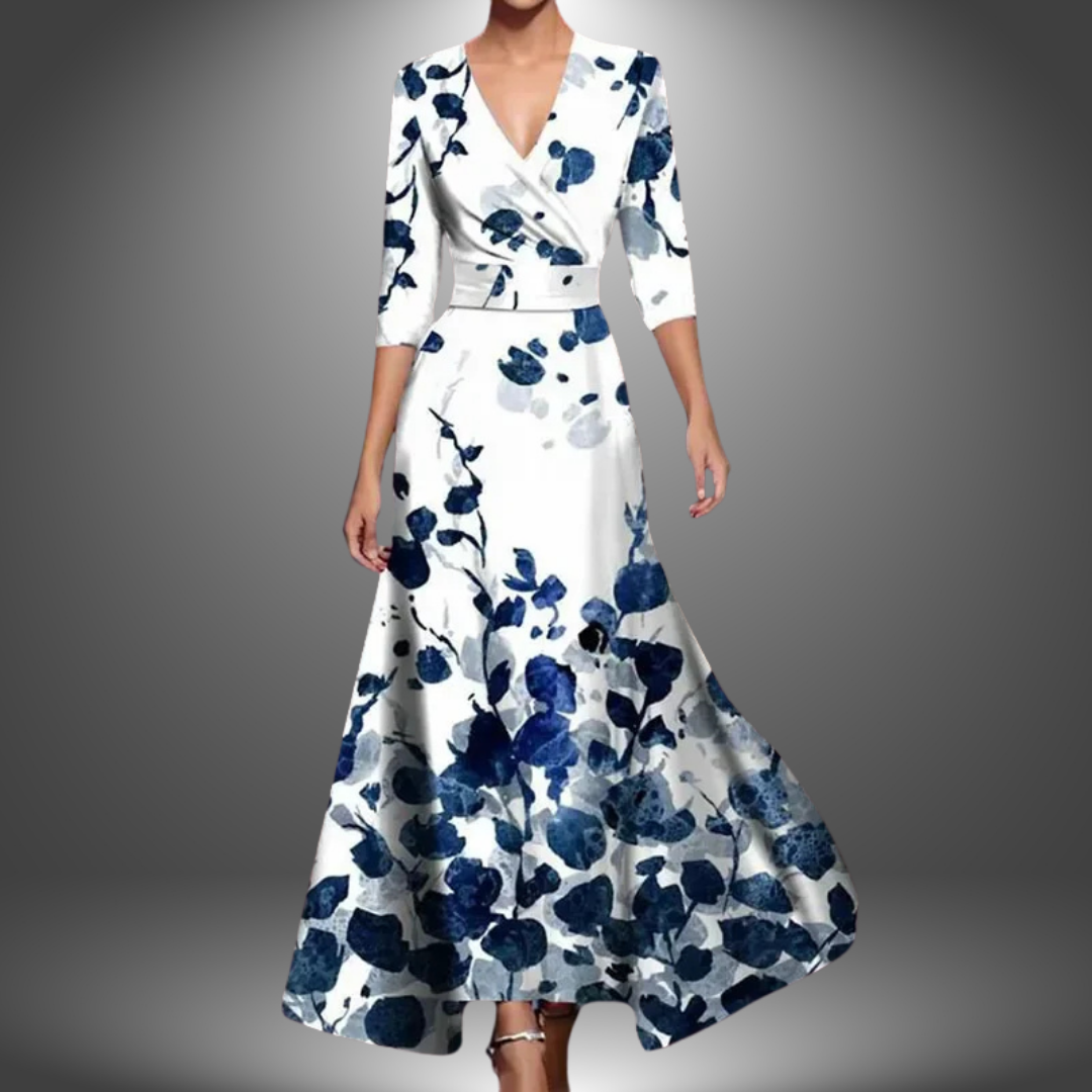 Leigh™ - Printed Wrap Dress - Bandorial