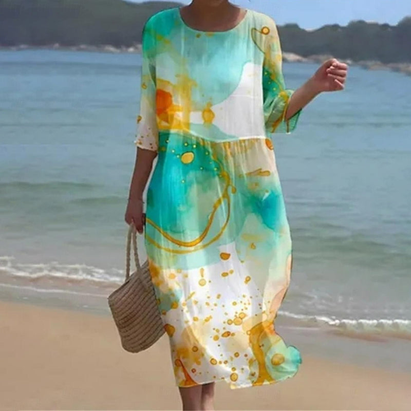 KAREN™ - Elegant Floral Dress - Bandorial