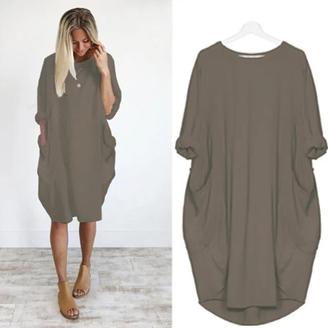 Amanda™ - Comfortable Tummy Covering Dress - Bandorial