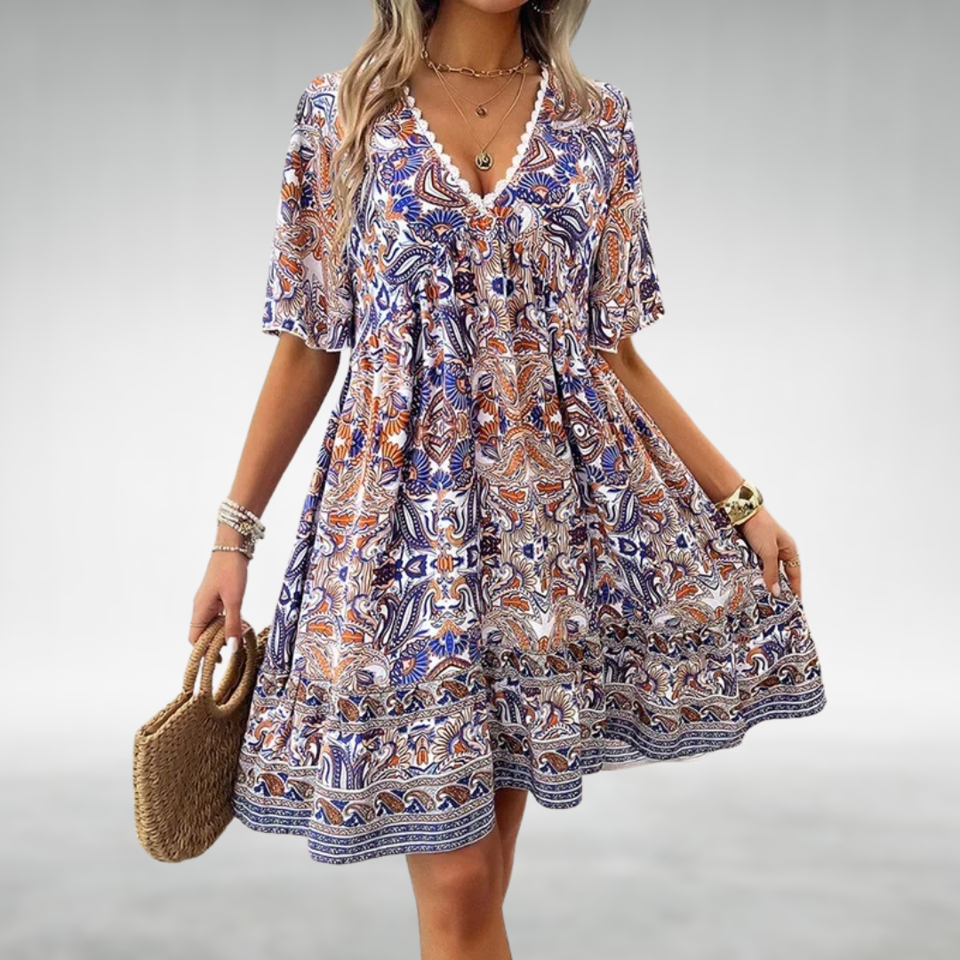 Marielle™ - Boho Swing Dress - Bandorial
