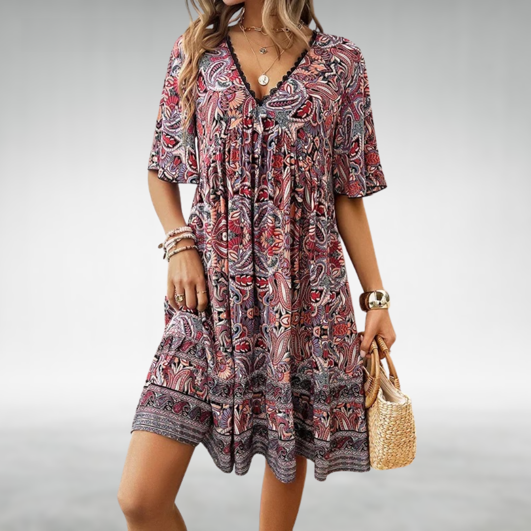 Marielle™ - Boho Swing Dress - Bandorial