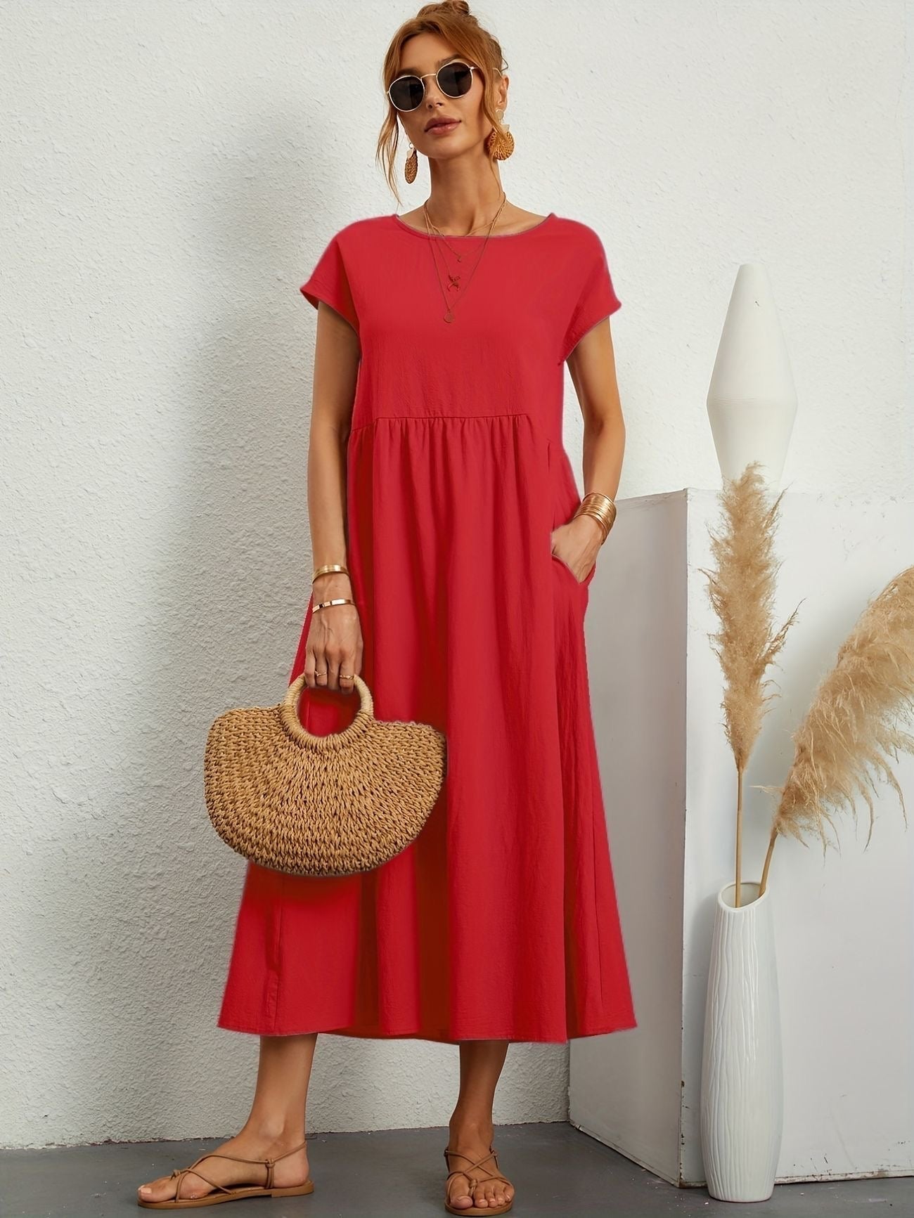 Caroline™ - Elegant Casual Dress - Bandorial