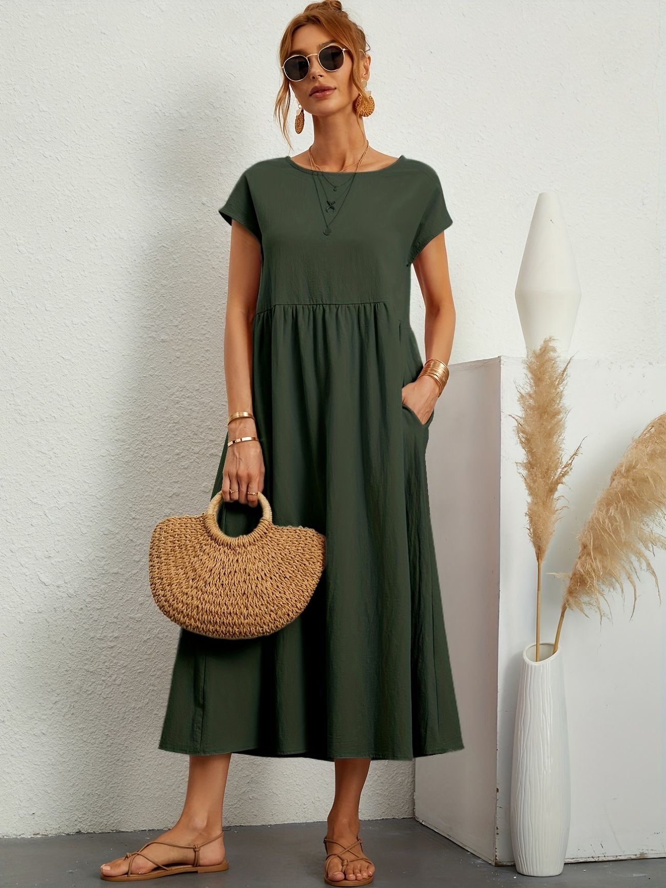 Caroline™ - Elegant Casual Dress - Bandorial