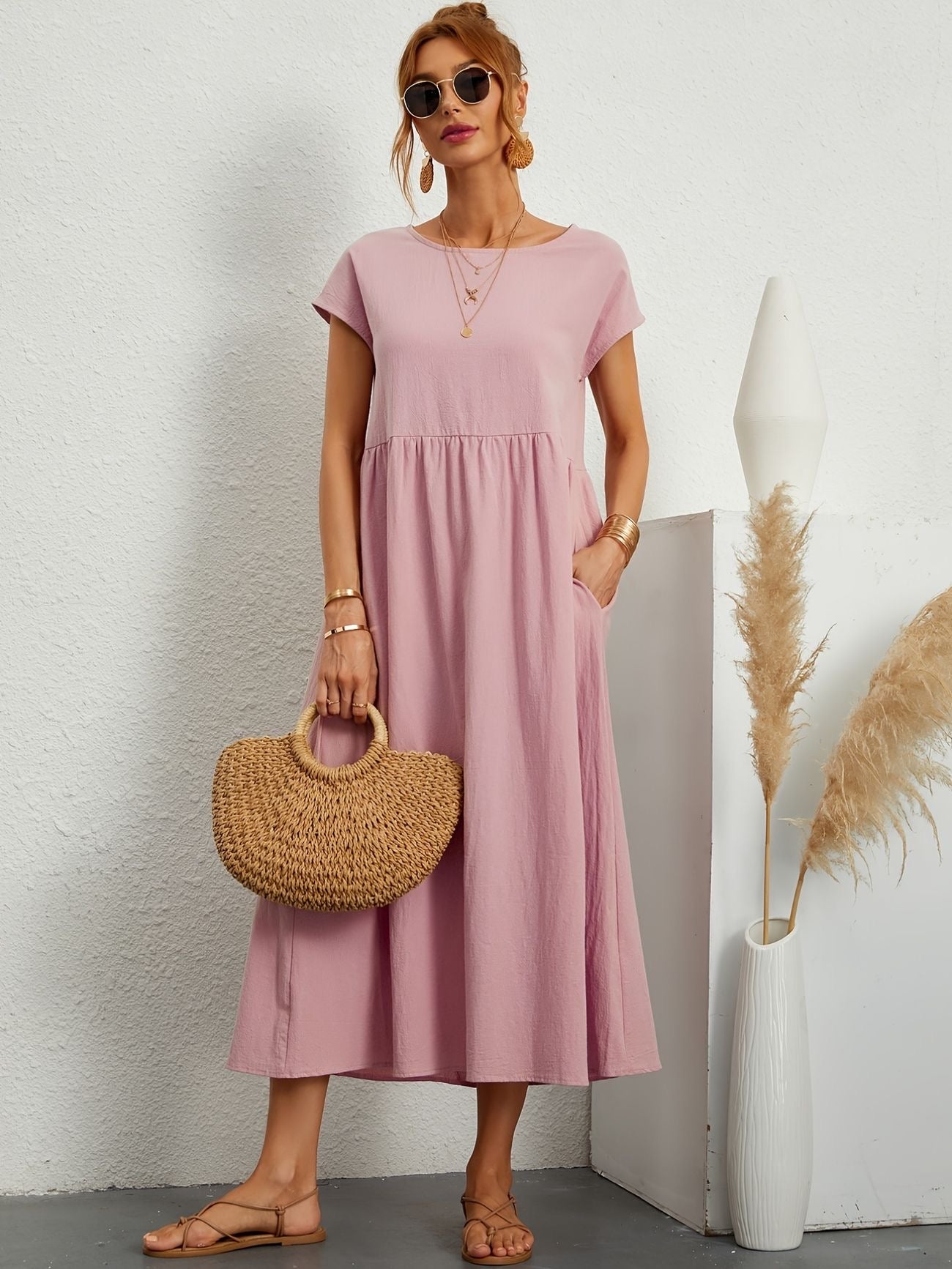 Caroline™ - Elegant Casual Dress - Bandorial