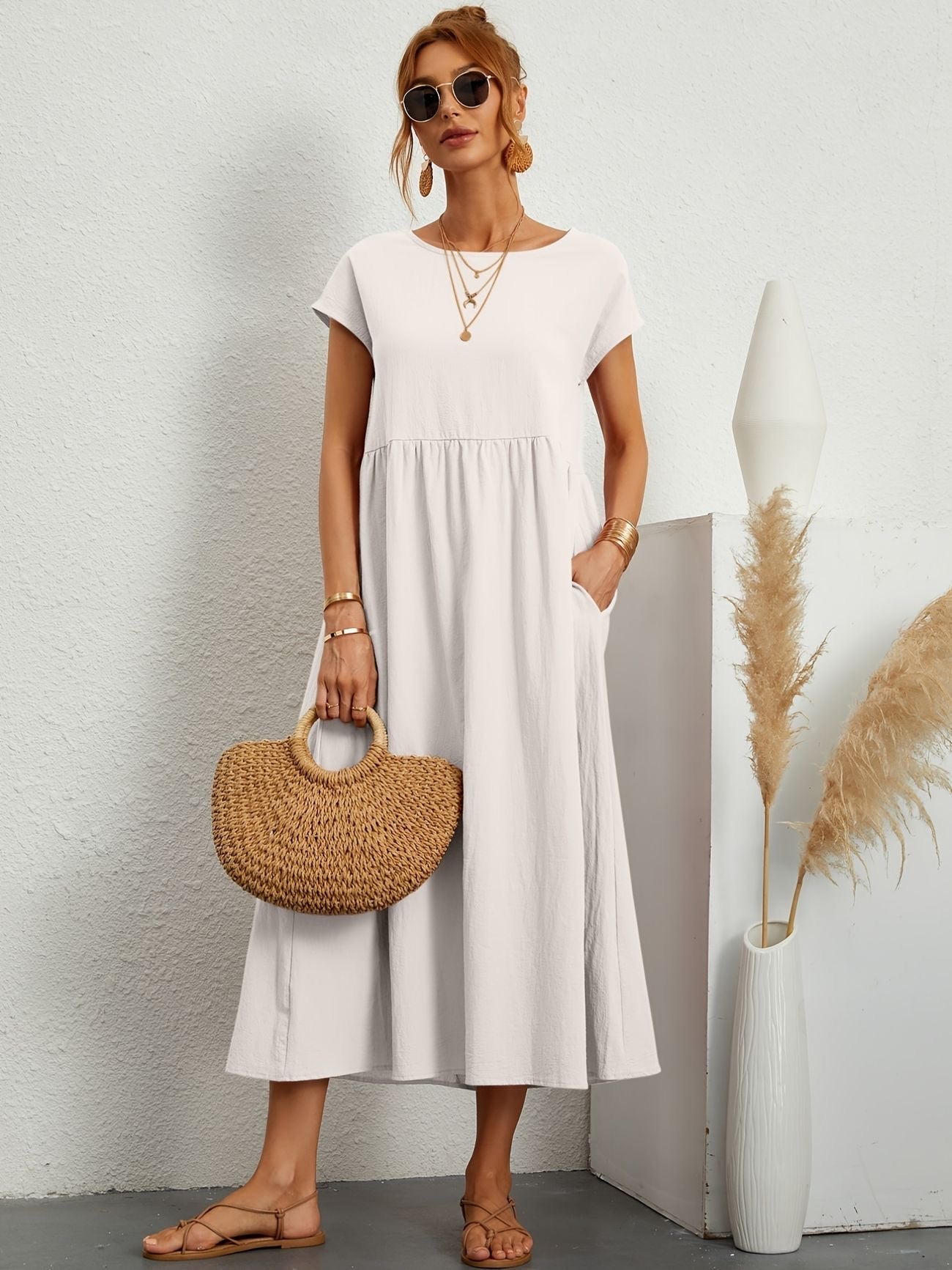 Caroline™ - Elegant Casual Dress - Bandorial