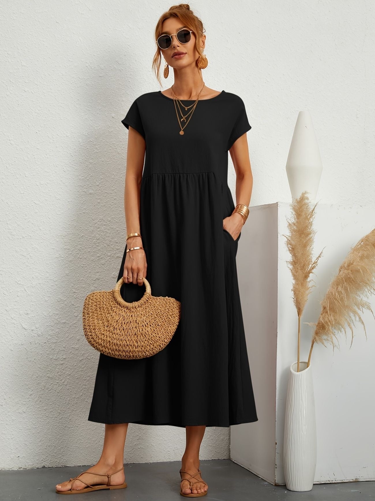 Caroline™ - Elegant Casual Dress - Bandorial
