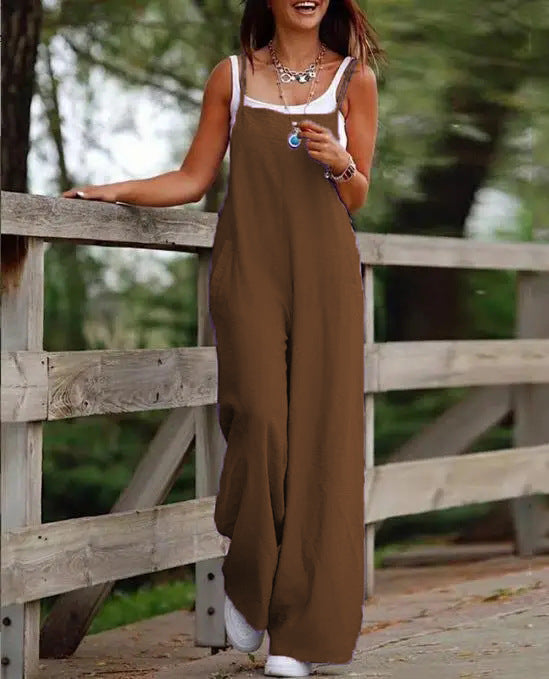 Glinda™ - Relaxed Wide-Leg Jumpsuit - Bandorial