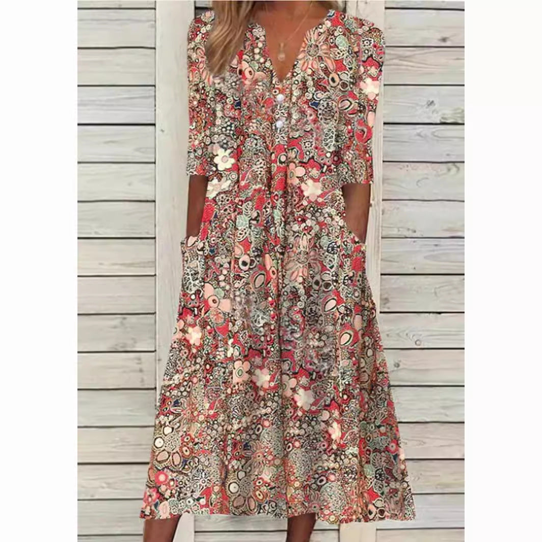 Eliza™ - Floral Summer Dress - Bandorial