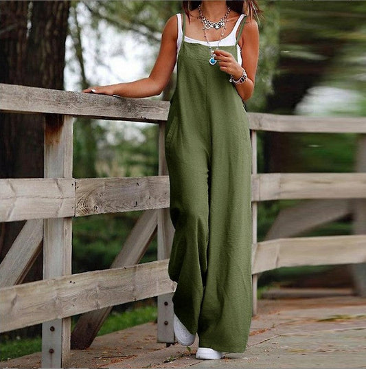Glinda™ - Relaxed Wide-Leg Jumpsuit - Bandorial