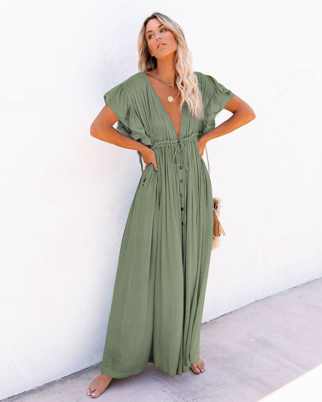 Coleen™ - Airy Maxi Dress - Bandorial