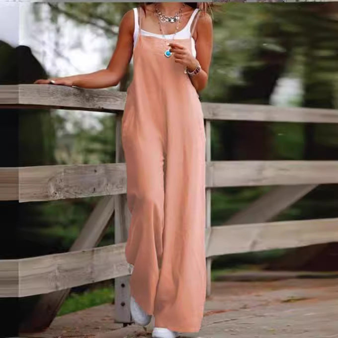 Glinda™ - Relaxed Wide-Leg Jumpsuit - Bandorial