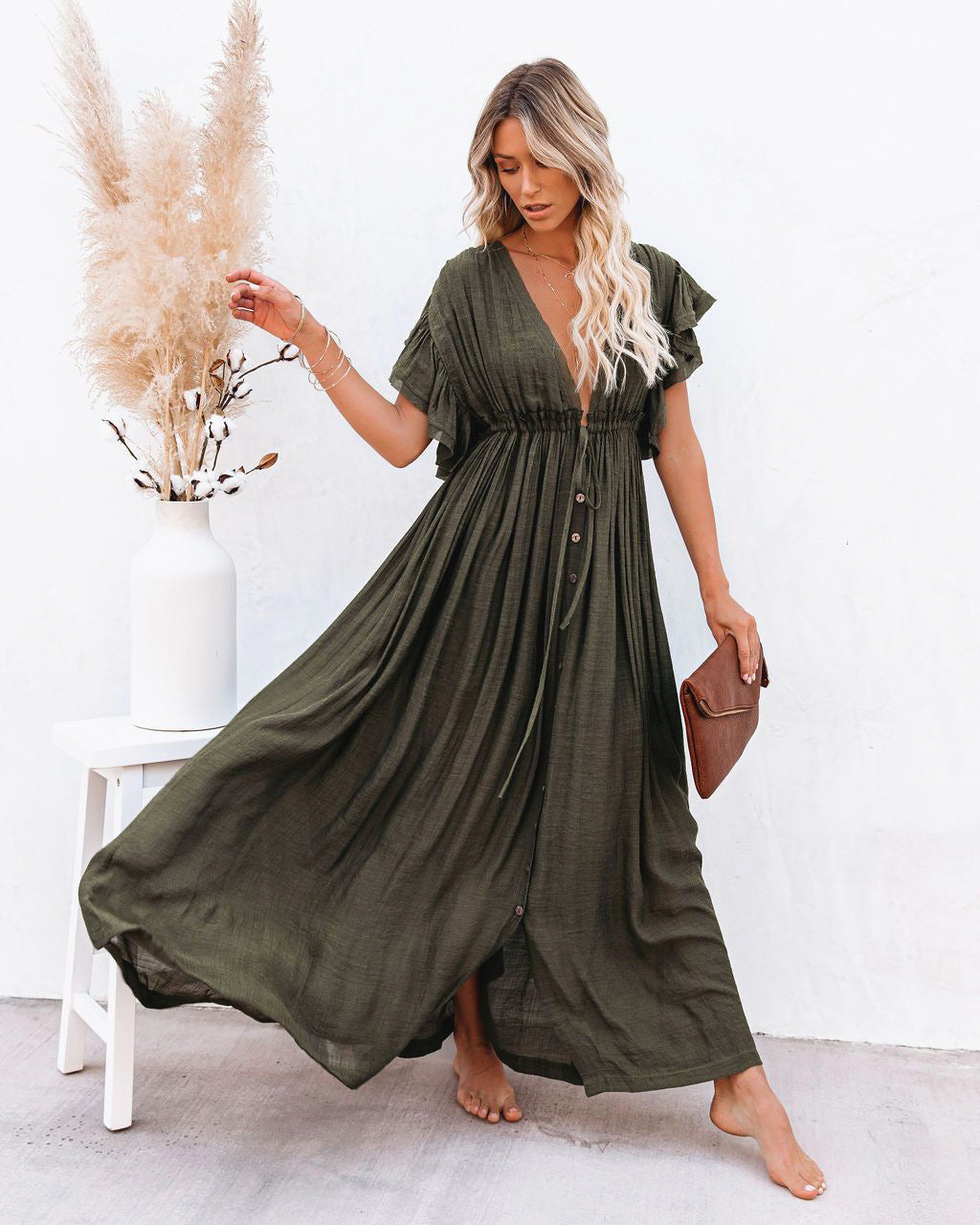 Coleen™ - Airy Maxi Dress - Bandorial