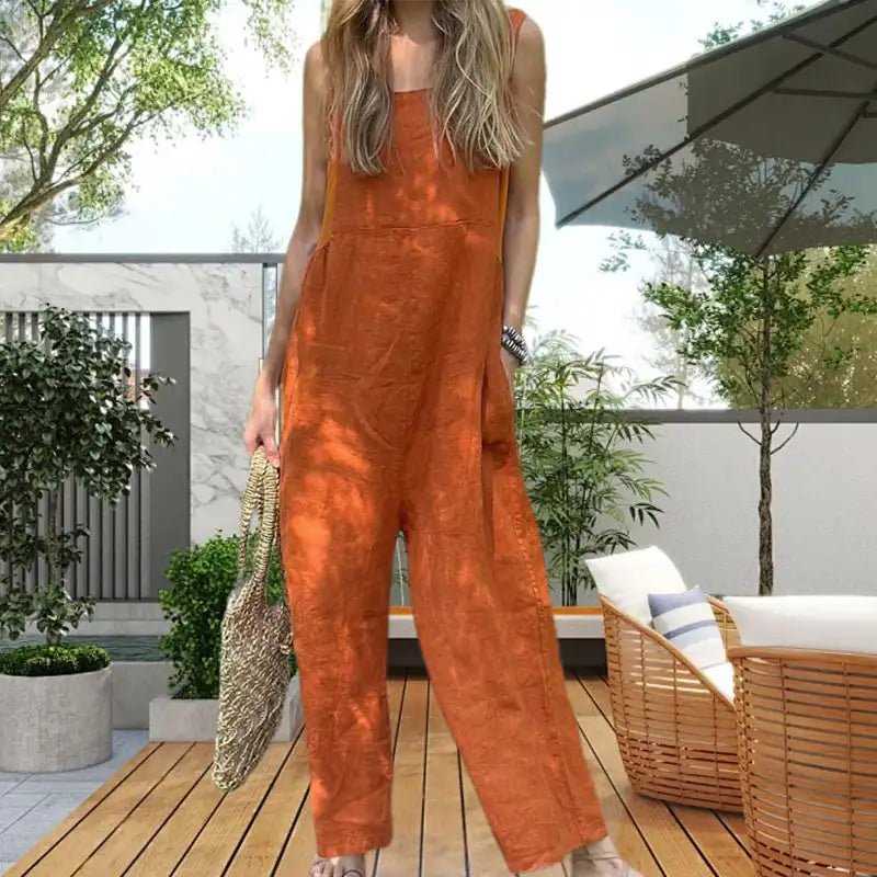 Haila™ - Elegant Relaxed Jumpsuit - Bandorial