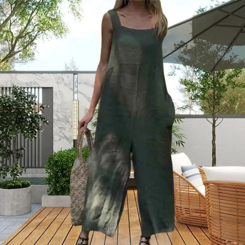 Haila™ - Elegant Relaxed Jumpsuit - Bandorial