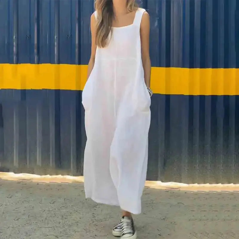 Haila™ - Elegant Relaxed Jumpsuit - Bandorial