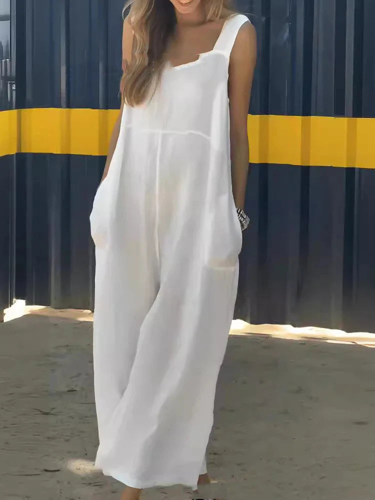 Haila™ - Elegant Relaxed Jumpsuit - Bandorial