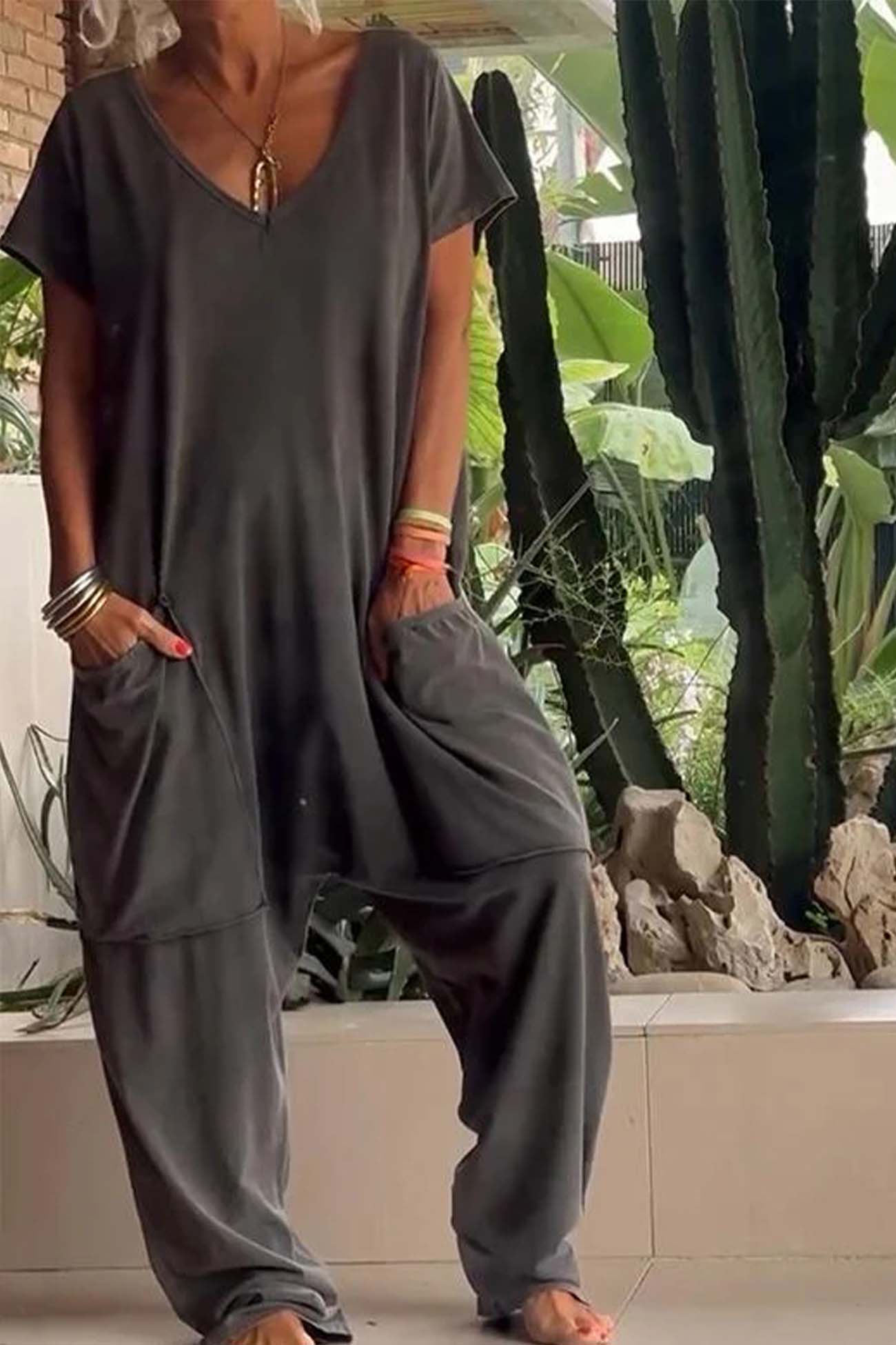 Reshiel™ - Relaxed Style Jumpsuit - Bandorial