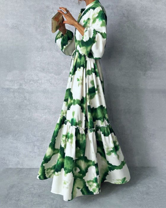 Everlyn™ - Abstract Maxi Dress - Bandorial