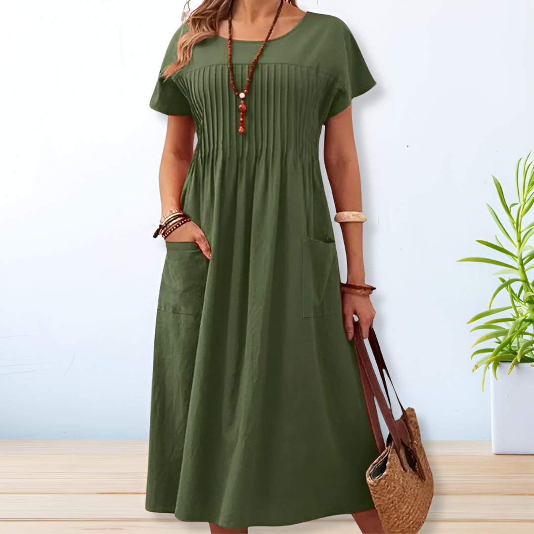 Heather™ - Casual Relaxed Dress - Bandorial