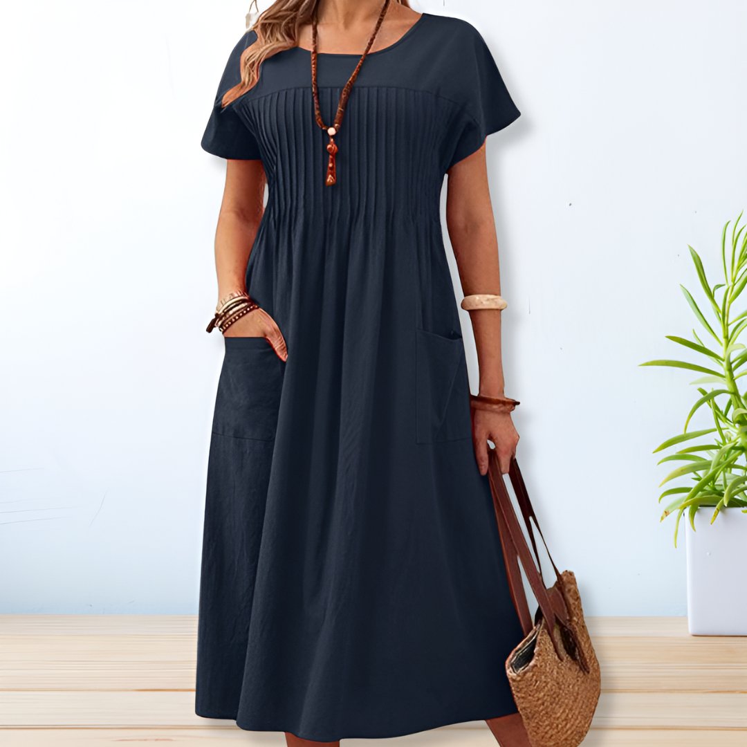 Heather™ - Casual Relaxed Dress - Bandorial