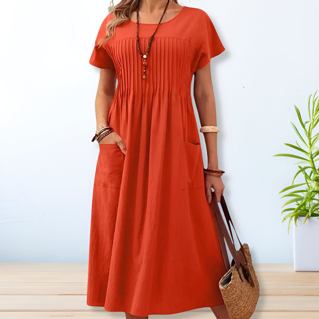 Heather™ - Casual Relaxed Dress - Bandorial