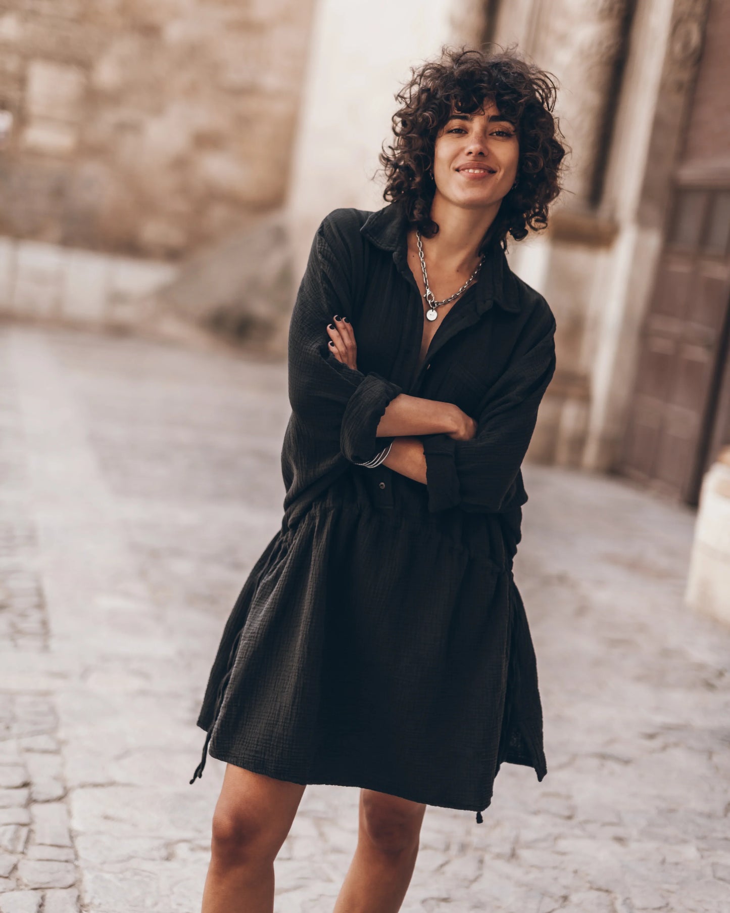 Quinn™ - Classic Shirt Dress - Bandorial