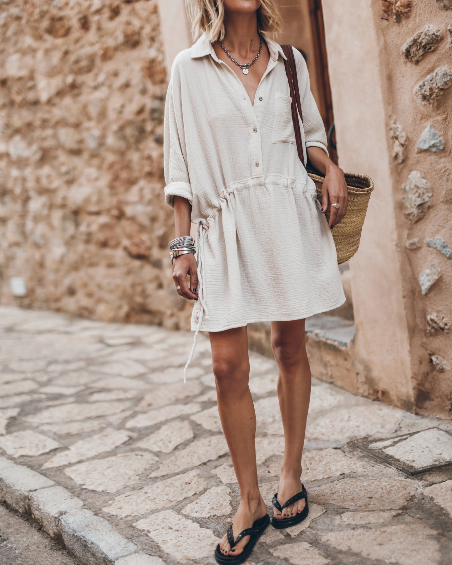 Quinn™ - Classic Shirt Dress - Bandorial