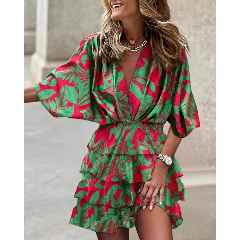 Francesca™ - Stylish Print Dress - Bandorial