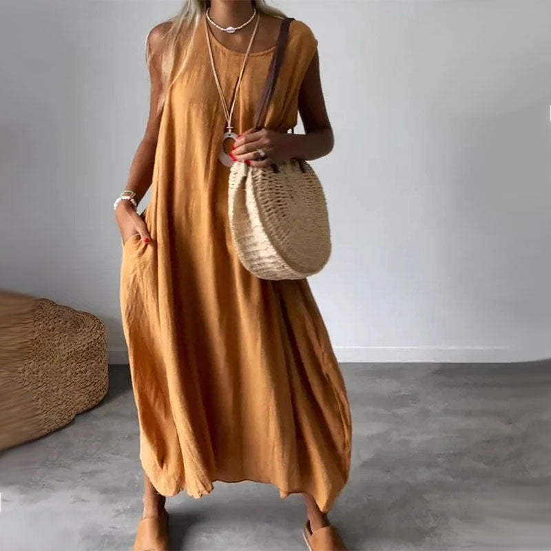 Savanna™ - Relaxed Sleeveless Dress - Bandorial