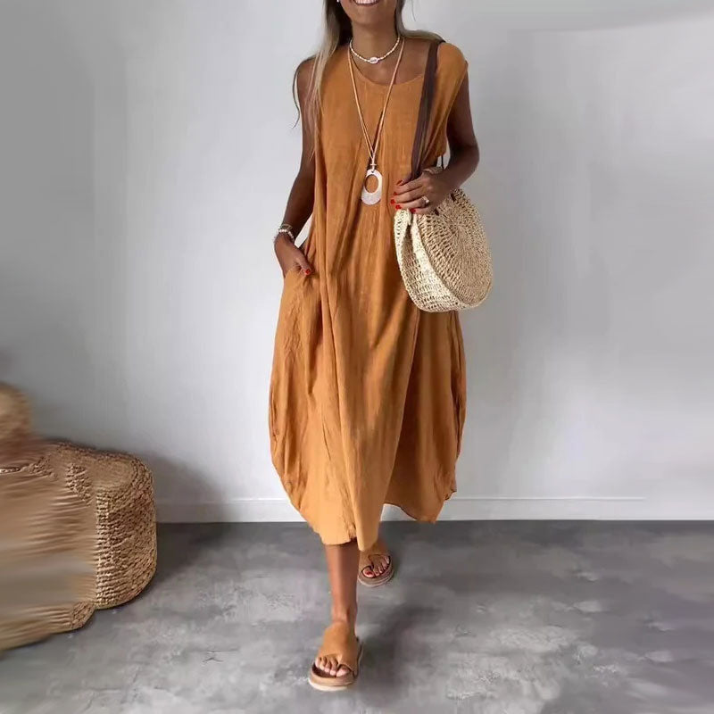 Savanna™ - Relaxed Sleeveless Dress - Bandorial