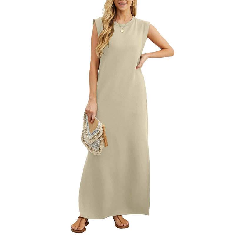 Yllona™ - Sleeveless Casual Maxi Dress - Bandorial
