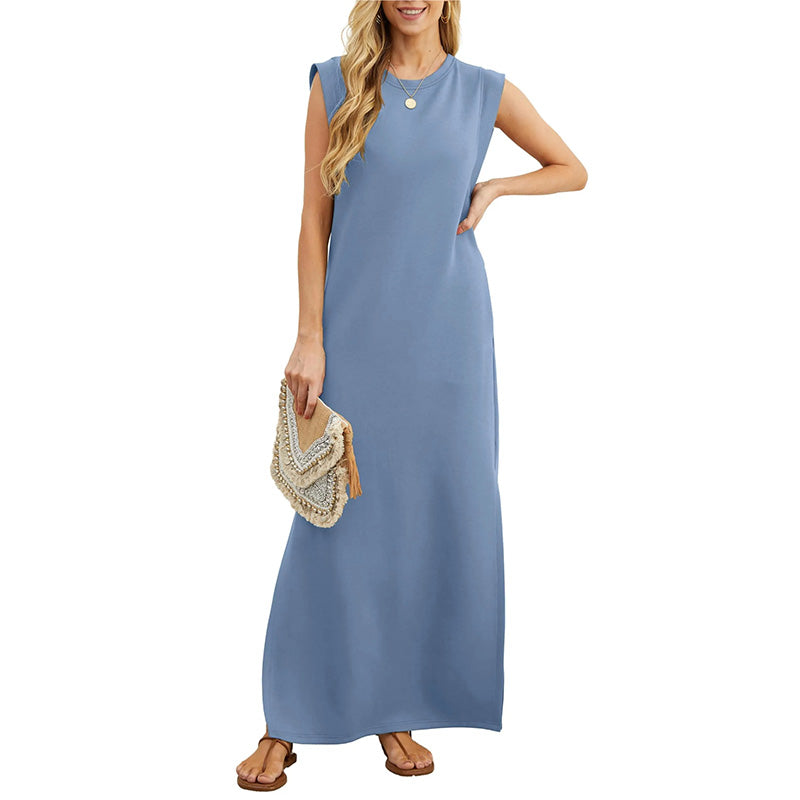 Yllona™ - Sleeveless Casual Maxi Dress - Bandorial
