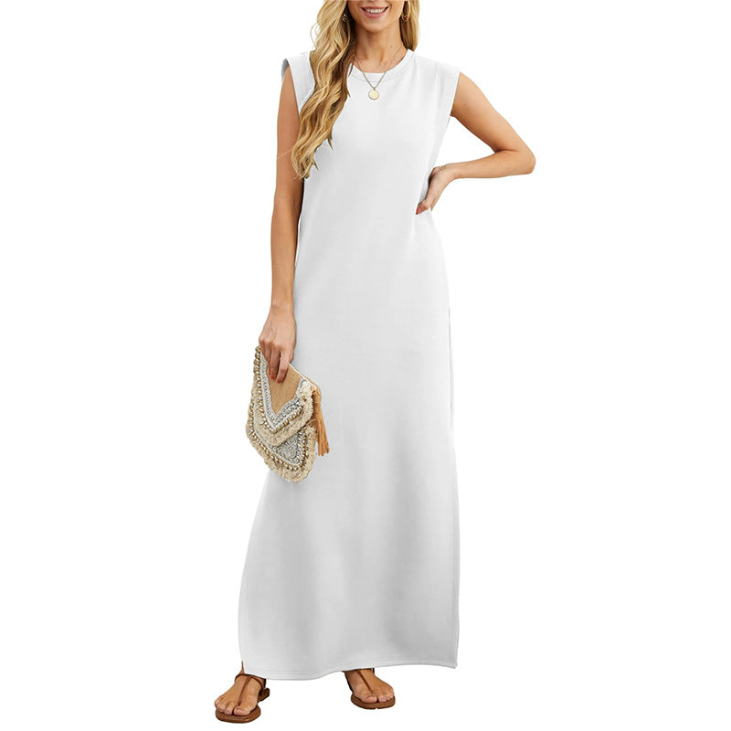 Yllona™ - Sleeveless Casual Maxi Dress - Bandorial