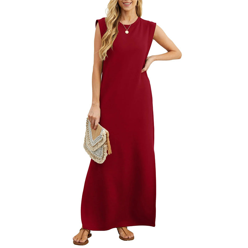 Yllona™ - Sleeveless Casual Maxi Dress - Bandorial